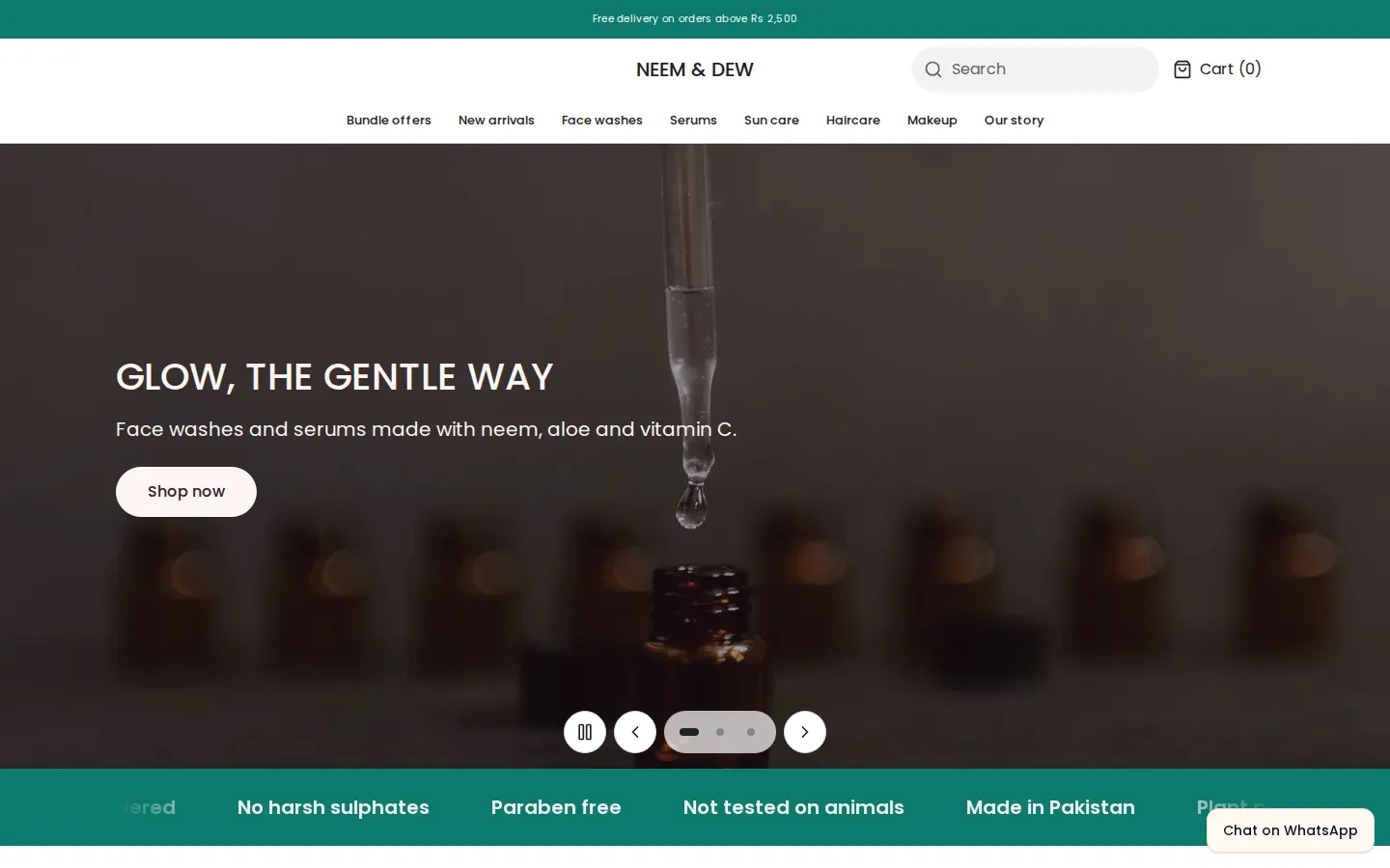 Neem & Dew store template